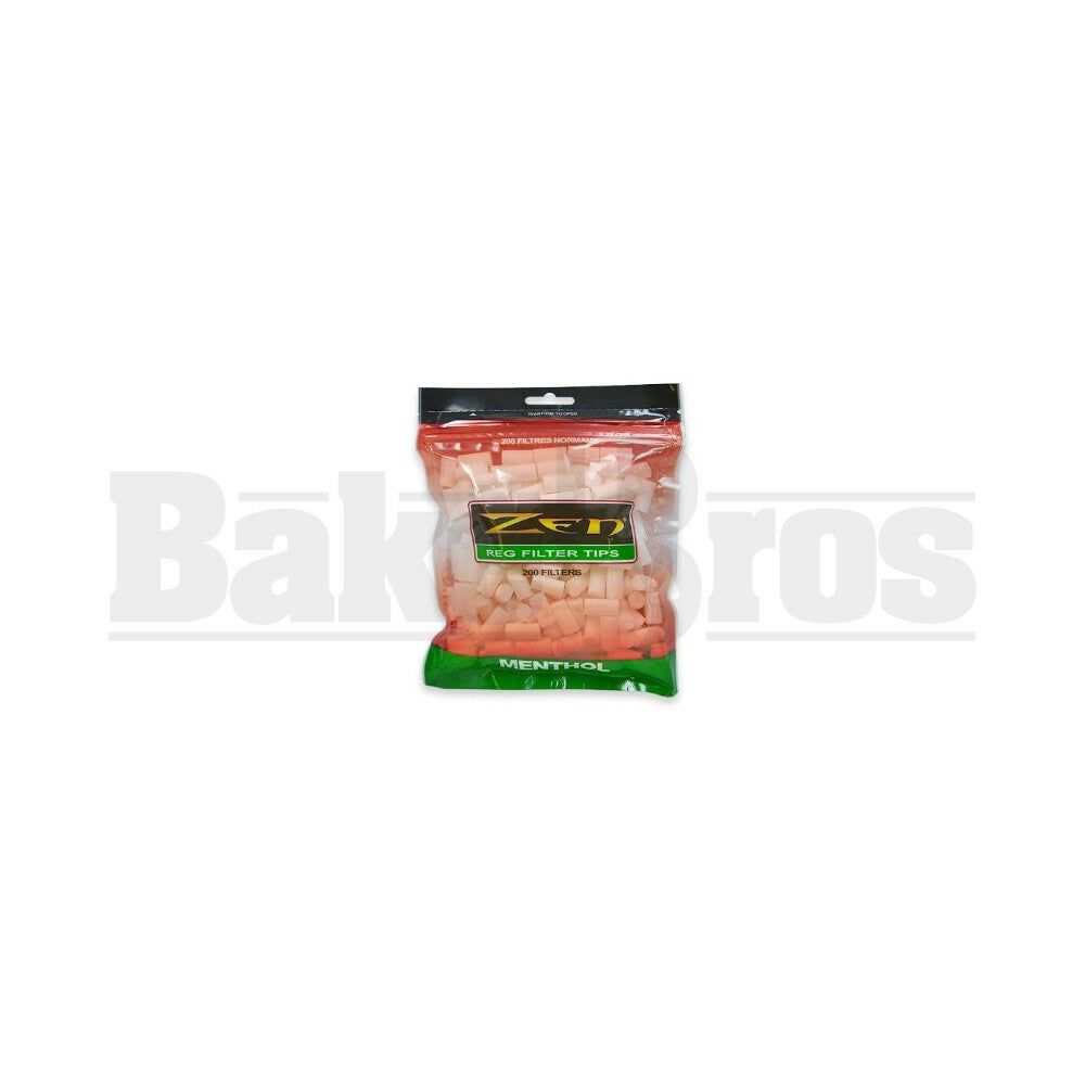 ZEN FILTER TIPS BAG OF 200 MENTHOL Pack of 1 REGULAR