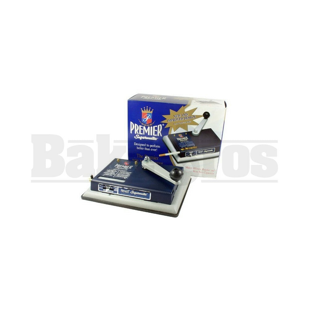 PREMIER SUPERMATIC DELUXE CIGARETTE MACHINE BLUE Pack of 1 10"
