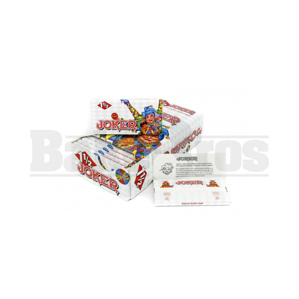 JOKER ROLLING PAPERS 1 1/2 24 LEAVES UNFLAVORED Pack of 24