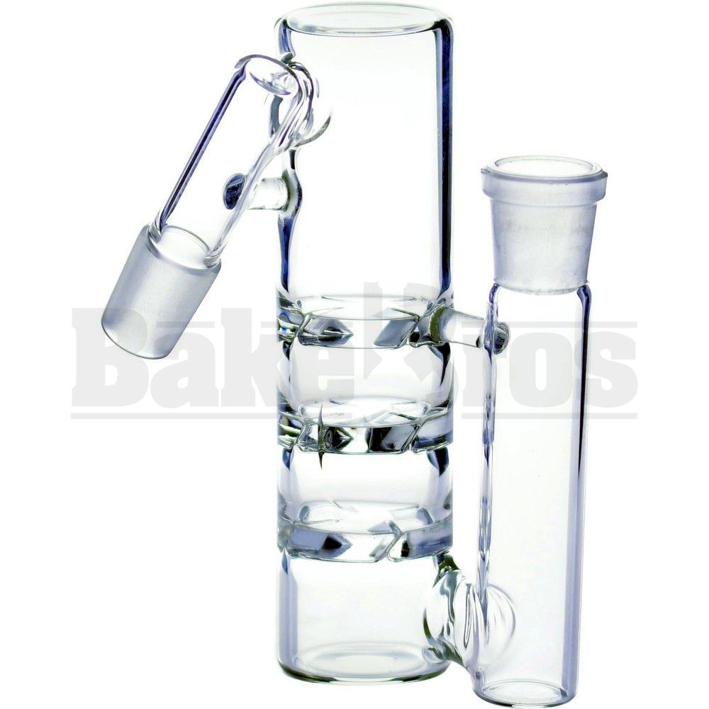 Ashcatcher 1.5" Diam 3x Turbine Disk Perc L Config 45* Angle Joint