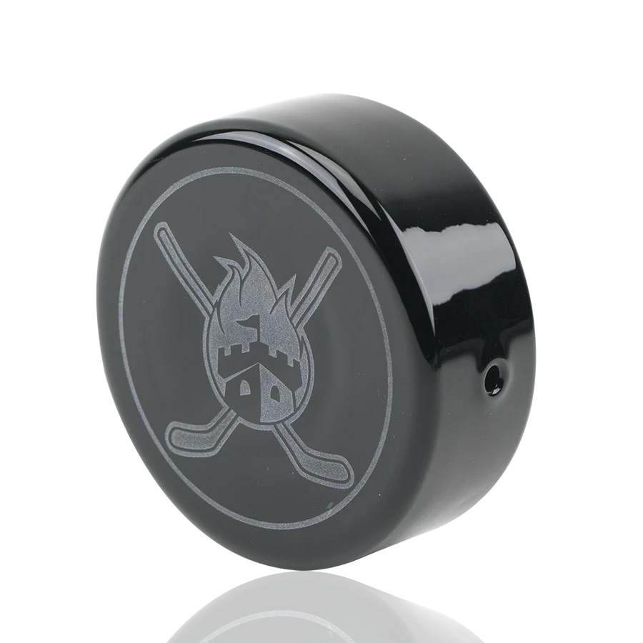 Empire Glassworks Hand Pipe Hockey Puck
