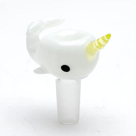 Empire Glassworks Bowl Piece Radioactive Narwhal 14mm