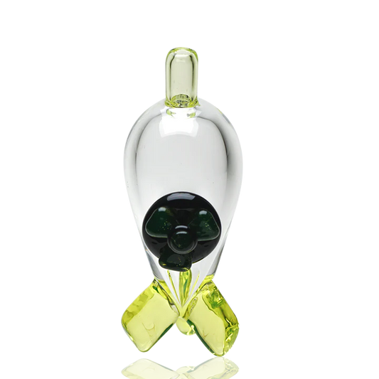 Empire Glassworks Bubble Cap UV Radioactive Bomb