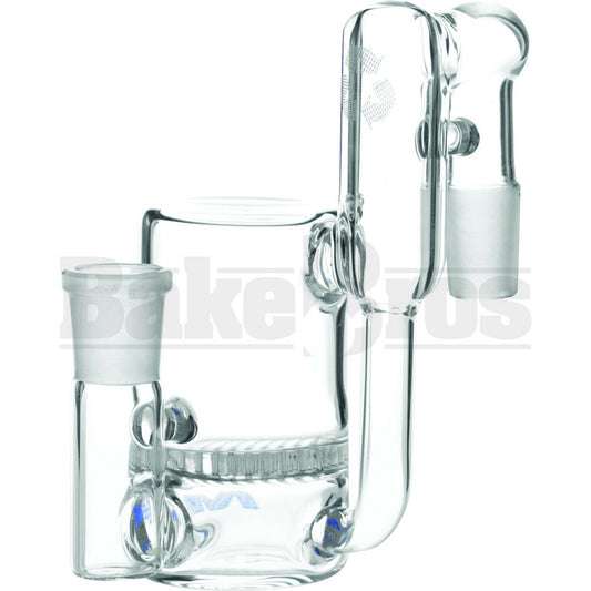 MAVERICK ASHCATCHER HONEYCOMB PERC & RECYCLER L CONFIG 90* JOINT CLEAR MALE 18MM