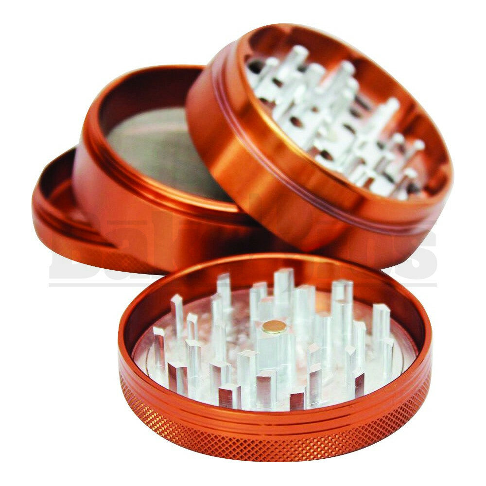SHARPSTONE HARD TOP GRINDER 4 PIECE 2.5" BROWN Pack of 1