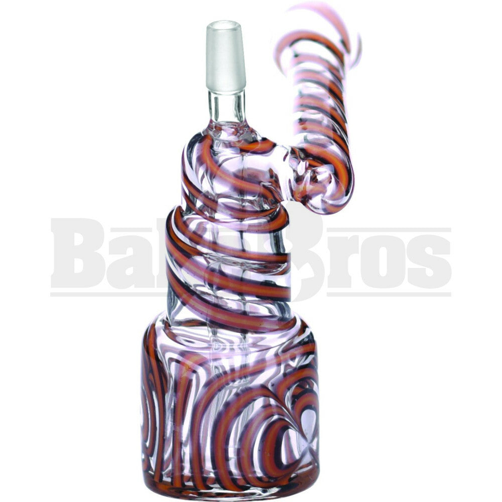 WP TUBE PERC STRIPING 5" ORANGE MALE 10MM