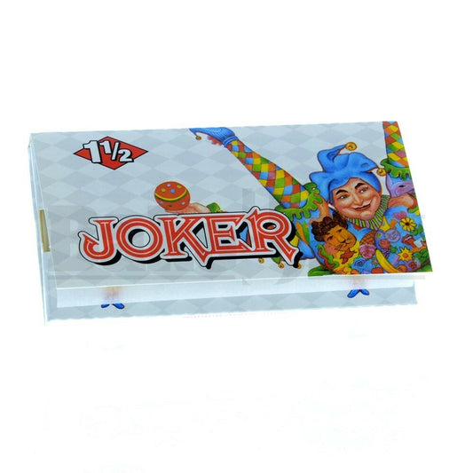 JOKER ROLLING PAPERS 1 1/2 24 LEAVES UNFLAVORED Pack of 6