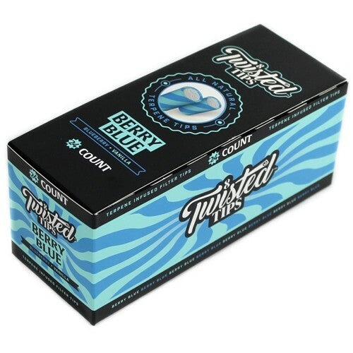 Twisted Hemp Twisted Tips Berry Blue 2 Pack (24 count)