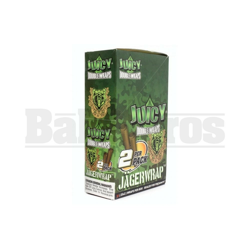 JUICY JAY'S DOUBLE 2 WRAPS JAGERWRAP Pack of 25