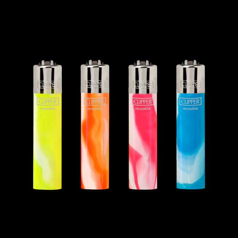 Clipper Lighter 3" Nebula Assorted Pack Of 1