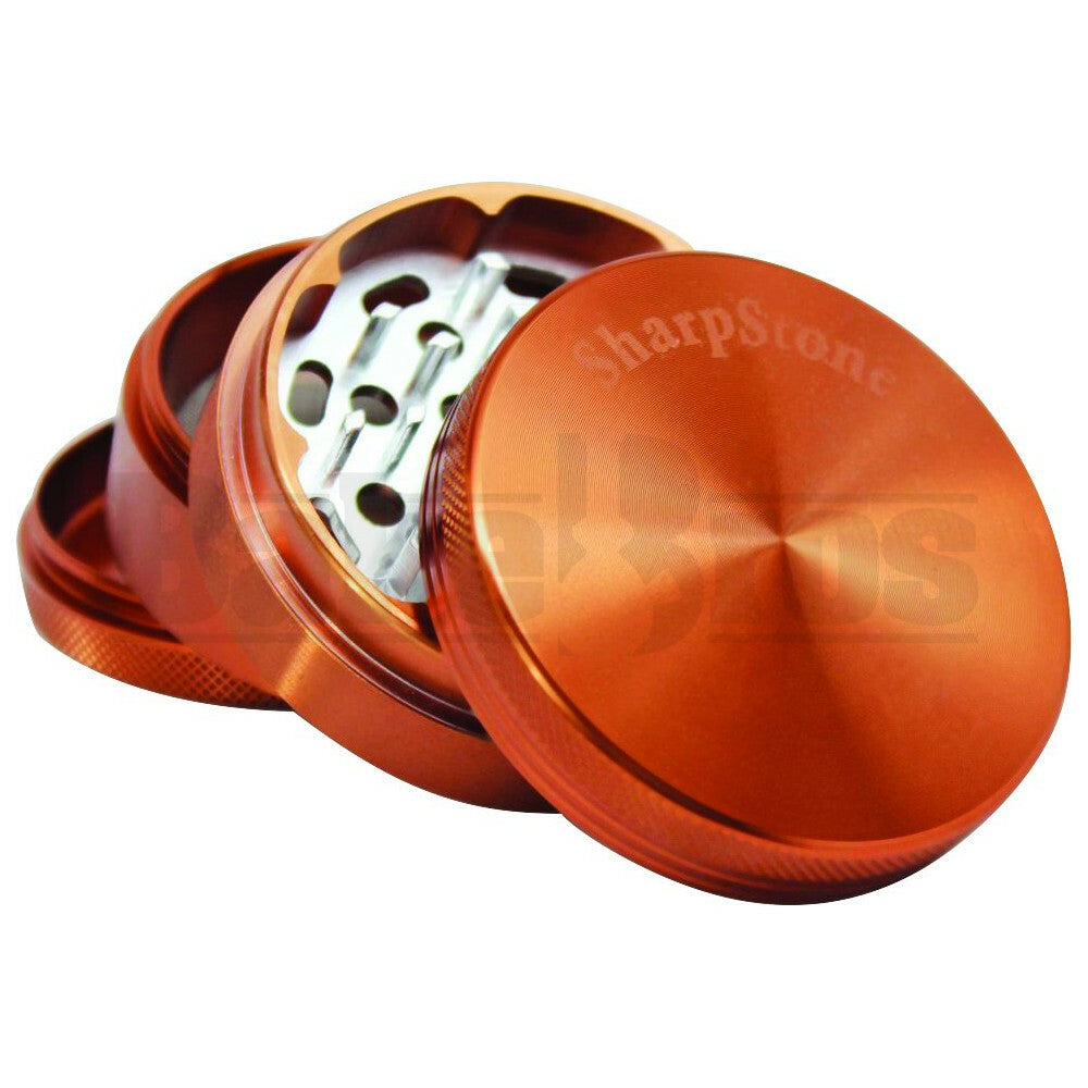 SHARPSTONE HARD TOP GRINDER 4 PIECE 2.5" BROWN Pack of 1