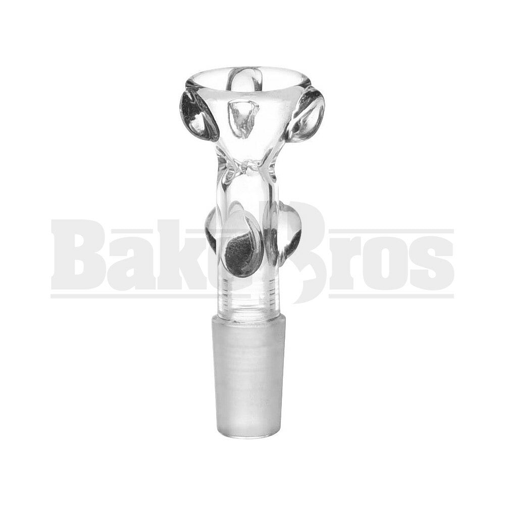 BOWL ICE POKE SCREEN WITH MARBLE HOLDER CLEAR 14MM
