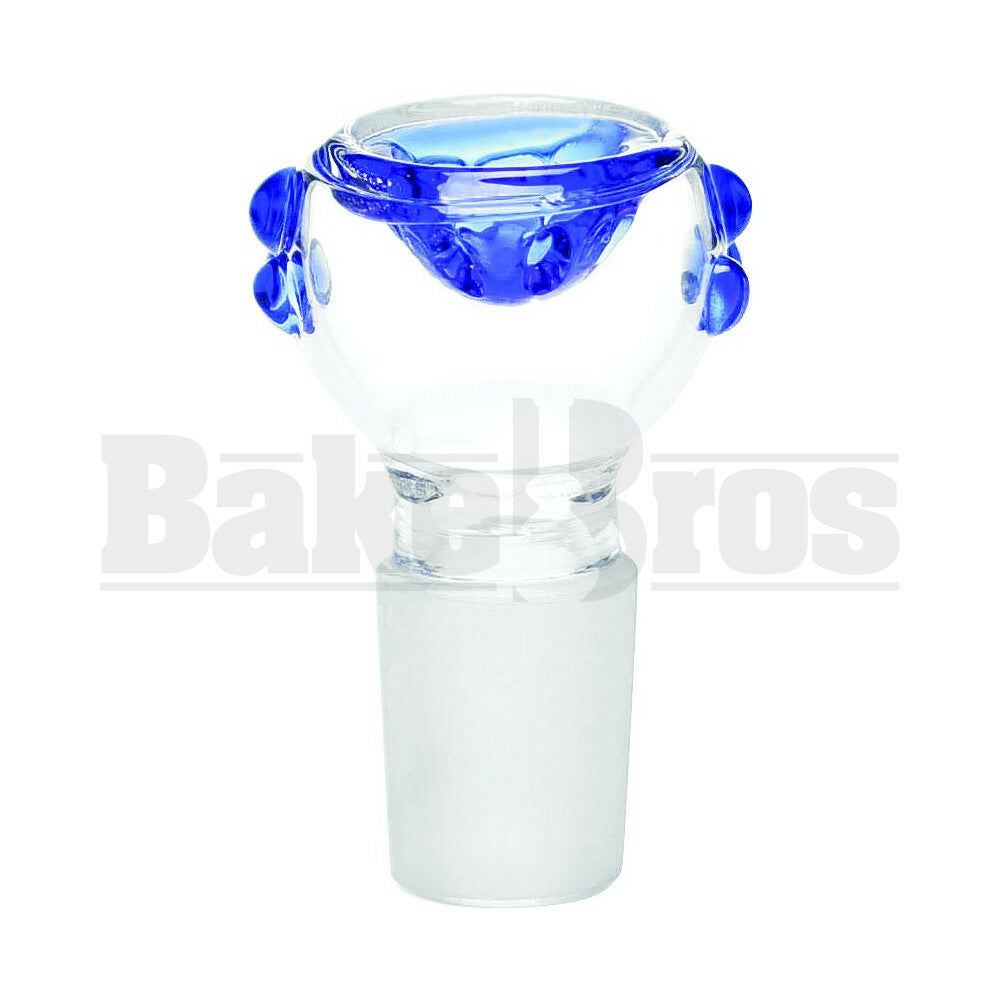 BOWL SPHERE HEAD GRIP DOTS FULL MELT BLUE 18MM