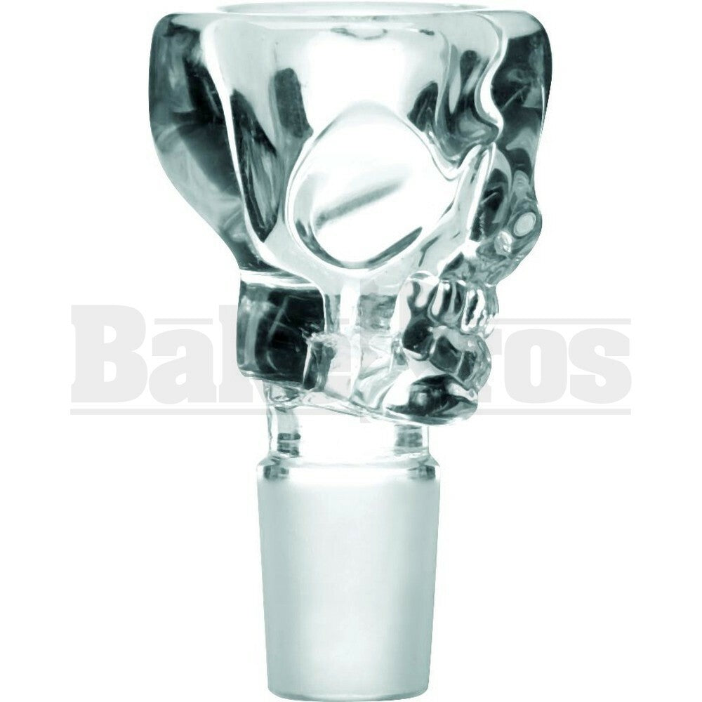 BOWL SKULL FACE CLEAR 14MM