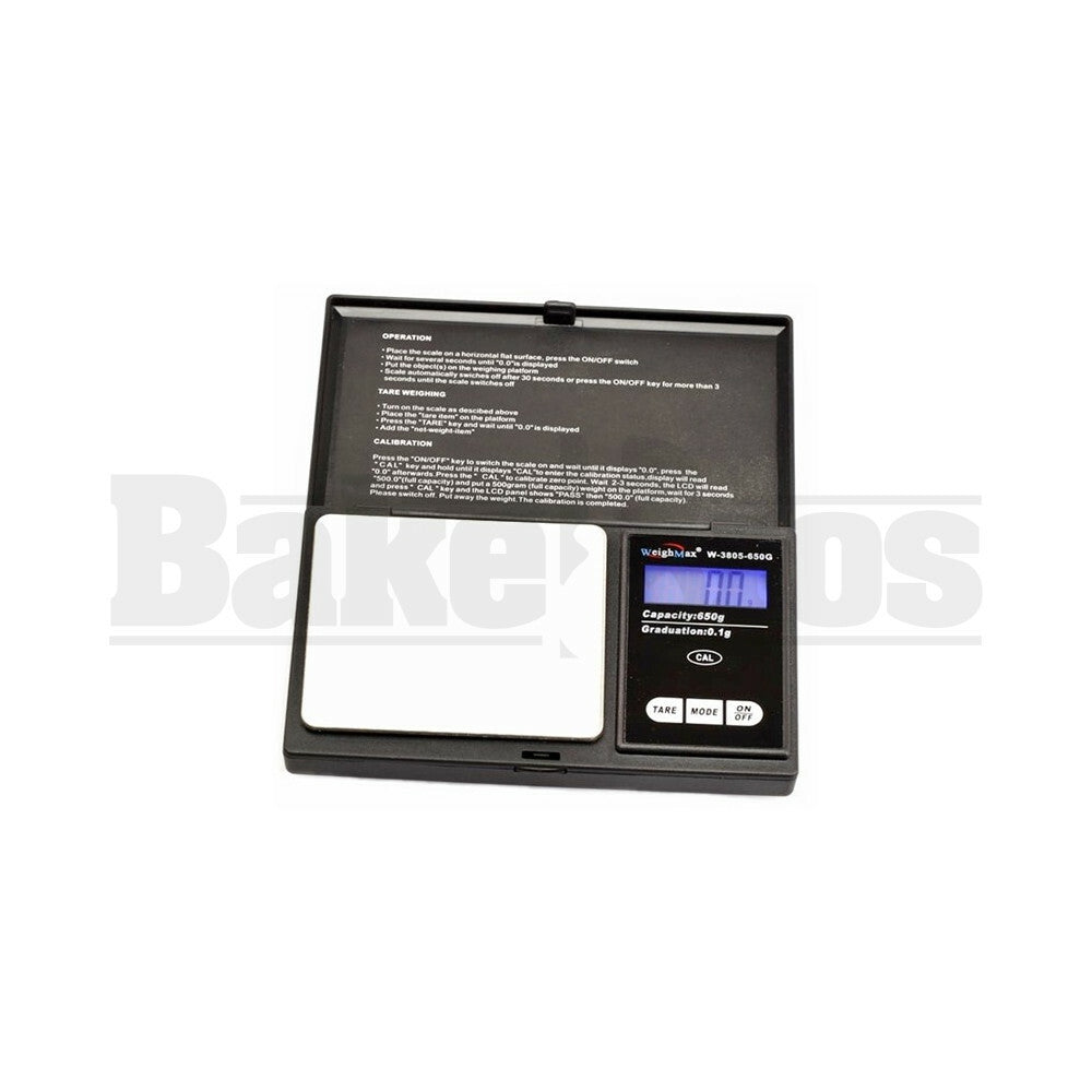 WEIGHMAX POCKET SCALE ELECTRONIC DIGITAL W-3805 SERIES 0.1g 1000g BLACK