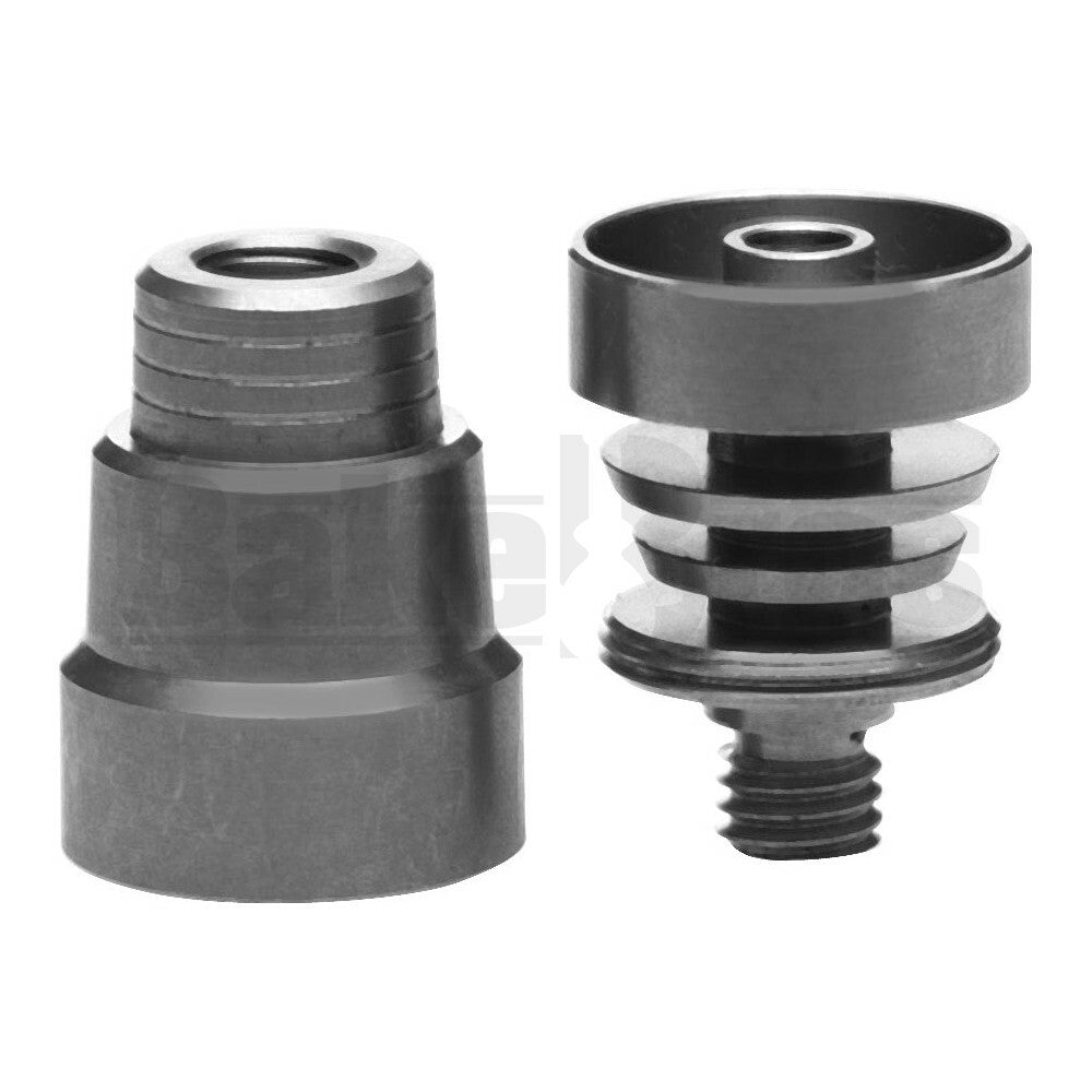 18MM 14MM TITANIUM REVERSIBLE DOMELESS NAIL METALLIC FEMALE / MALE