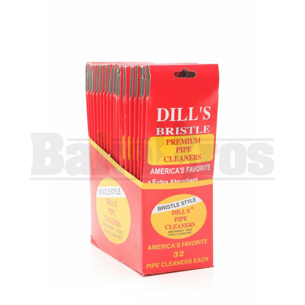 DILL'S PREMIUM PIPE CLEANERS 32 PER PACK HARD TAN Pack of 20