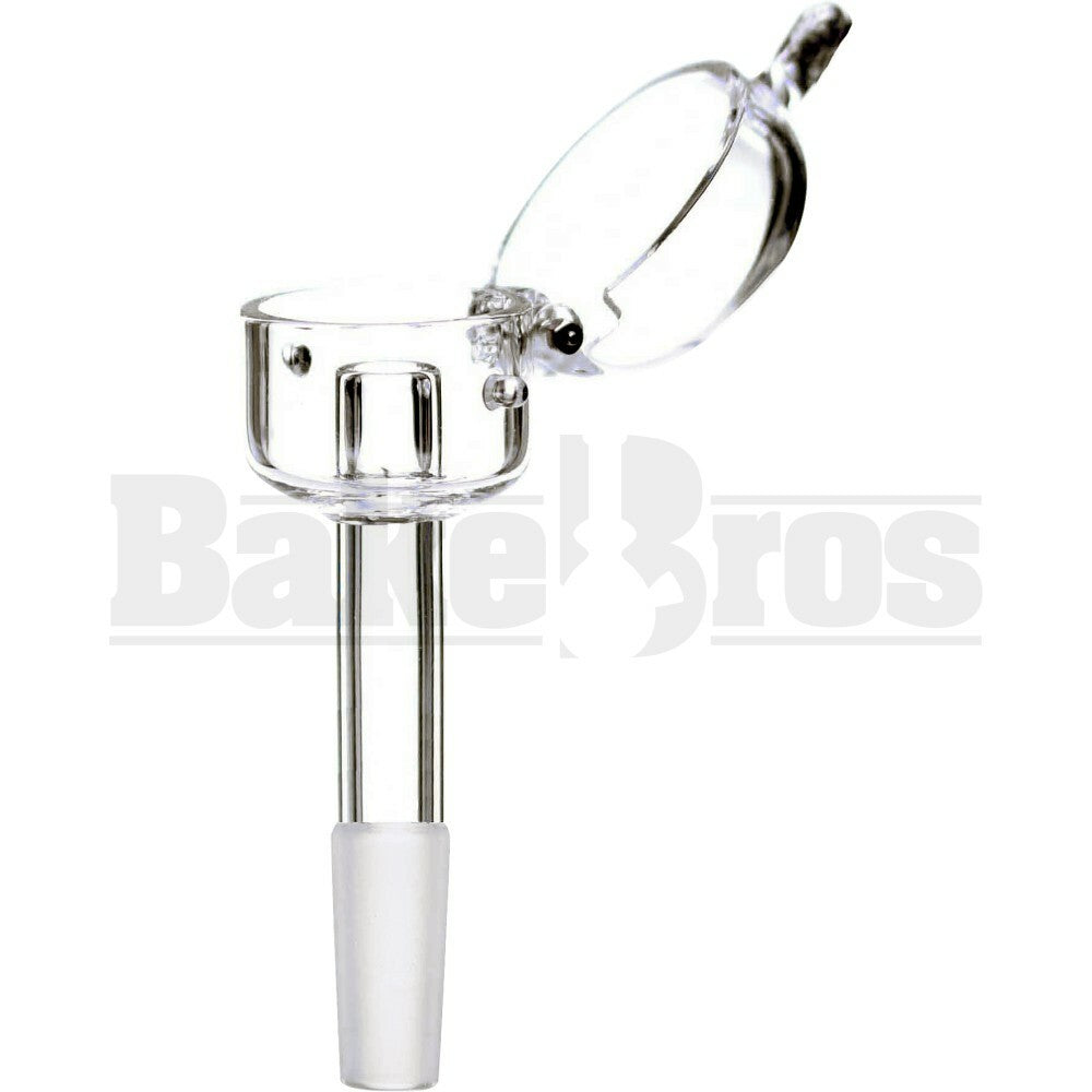 14MM QUARTZ NAIL WITH LID CLEAR MALE
