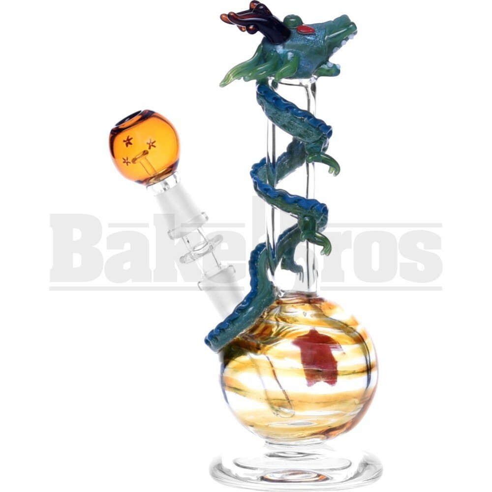 EMPIRE WP DRAGON WRAP AROUND BALL COIL COLLECTION 7" CLEAR MALE 10MM