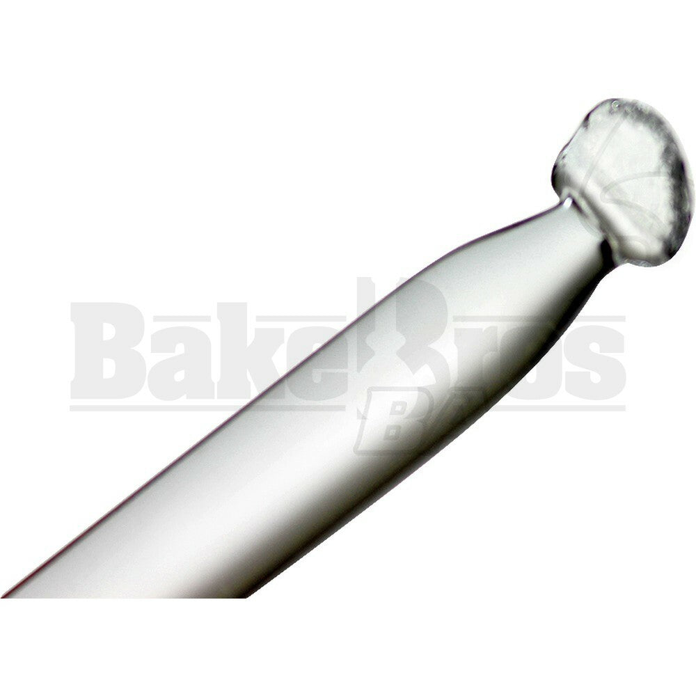 GLASS VAPOR TOOL W/ SPOON CLEAR 7.5"