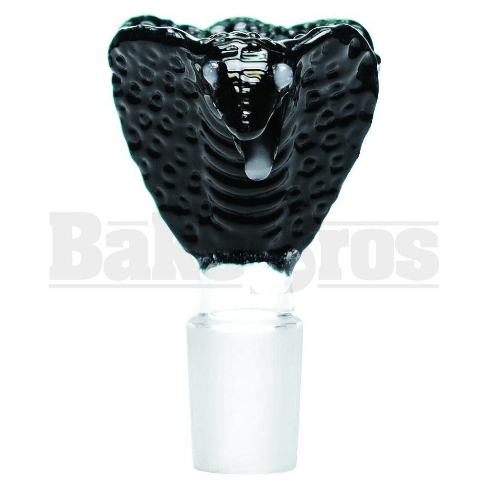 BOWL CONJOINED COBRA SNAKE BLACK 14MM