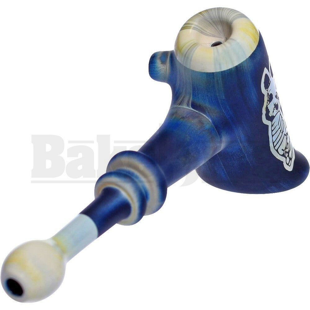 MARBLE SLINGER DRY HAND PIPE SIDE CAR 5" OPAQUE RABBIT PISSING ON WASHINGTON