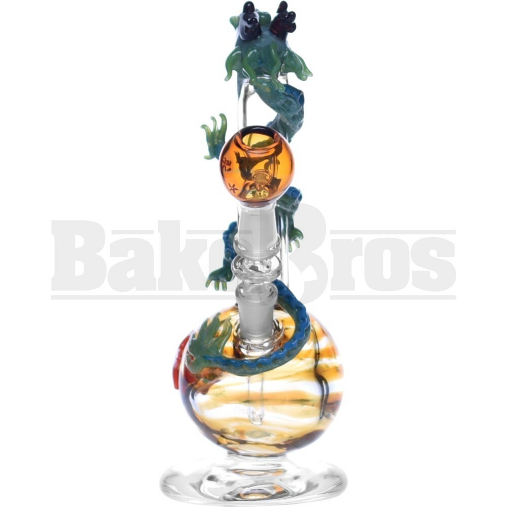 EMPIRE WP DRAGON WRAP AROUND BALL COIL COLLECTION 7" CLEAR MALE 10MM
