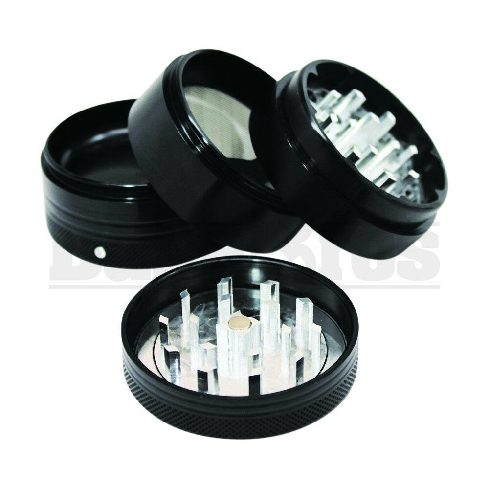 SHARPSTONE HARD TOP VIBRATING GRINDER 4 PIECE 2.2" BLACK Pack of 1