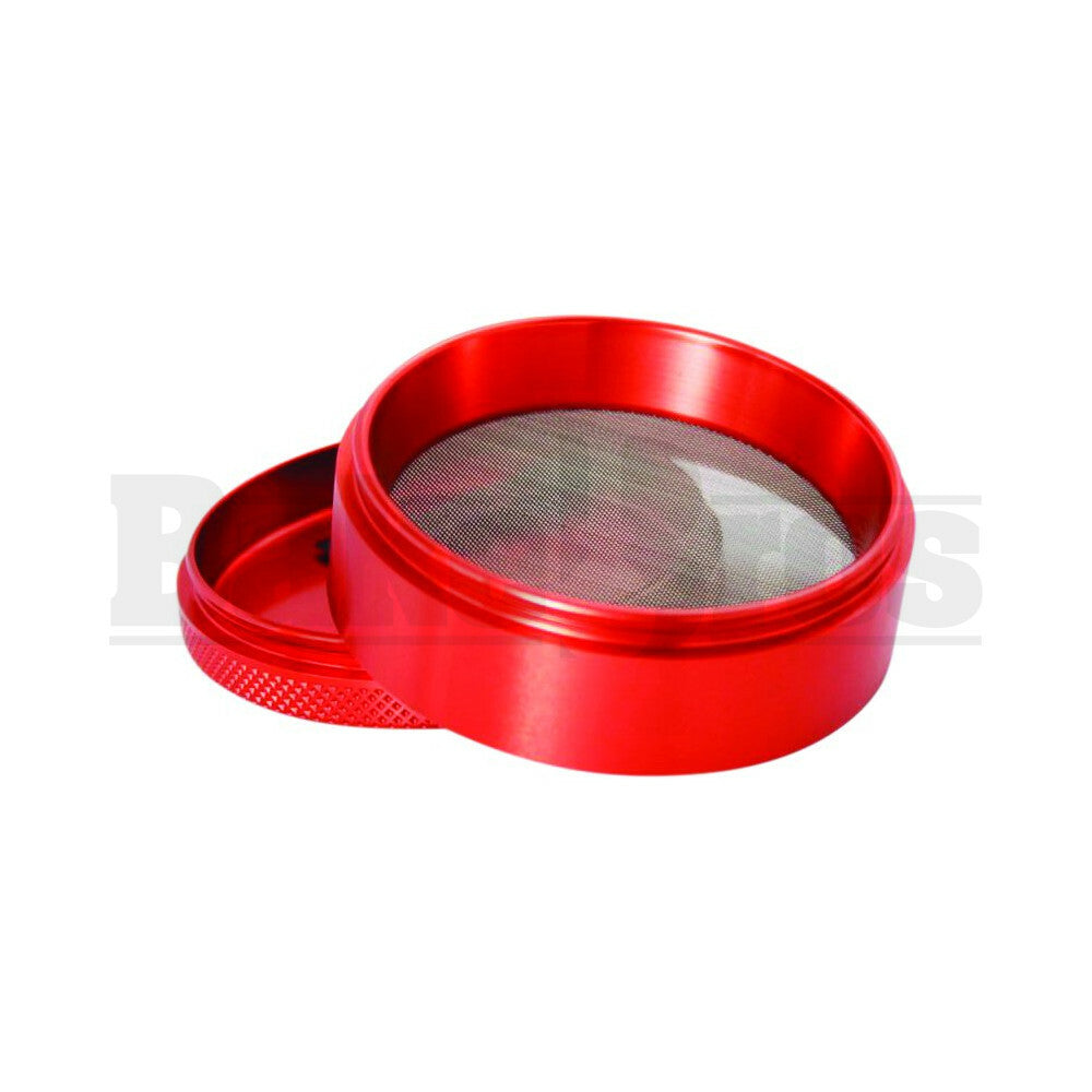 SHARPSTONE CLEAR TOP GRINDER 4 PIECE 2.5" RED Pack of 1