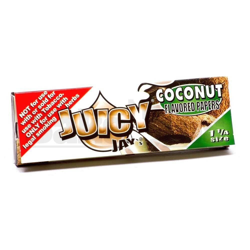 JUICY JAY'S FLAVORED PAPERS 32 LEAVES 1 1/4 COCONUT Pack of 1
