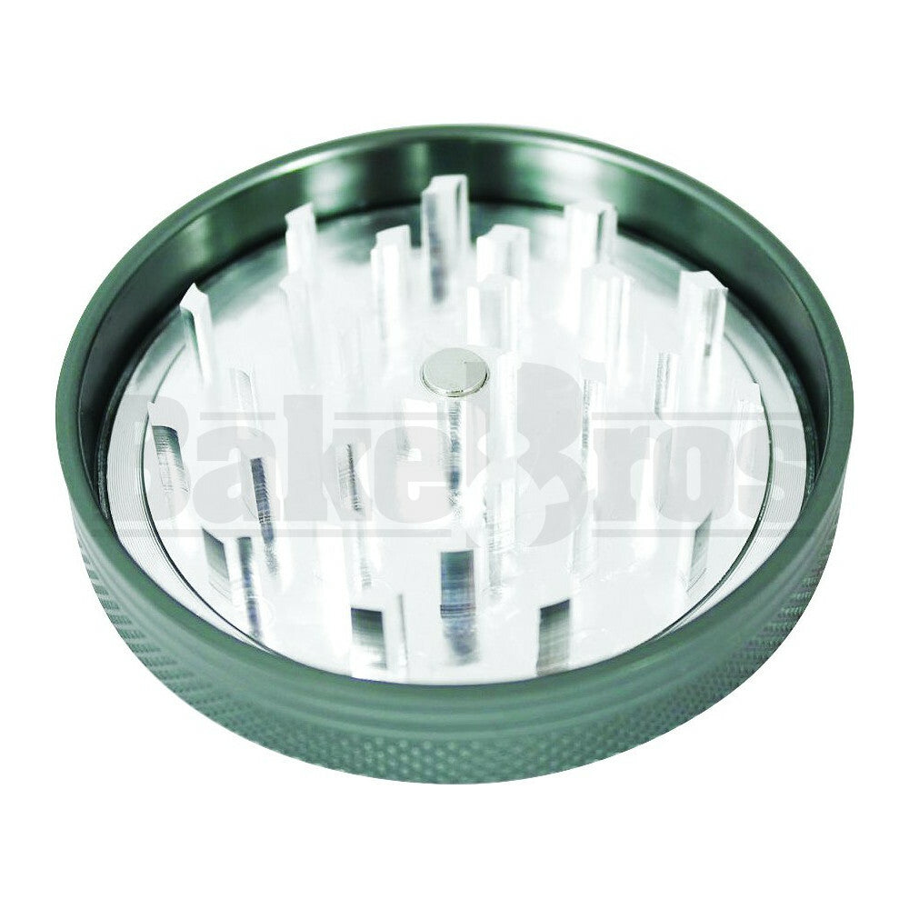 SHARPSTONE HARD TOP GRINDER 2 PIECE 2.5" GRAY Pack of 1