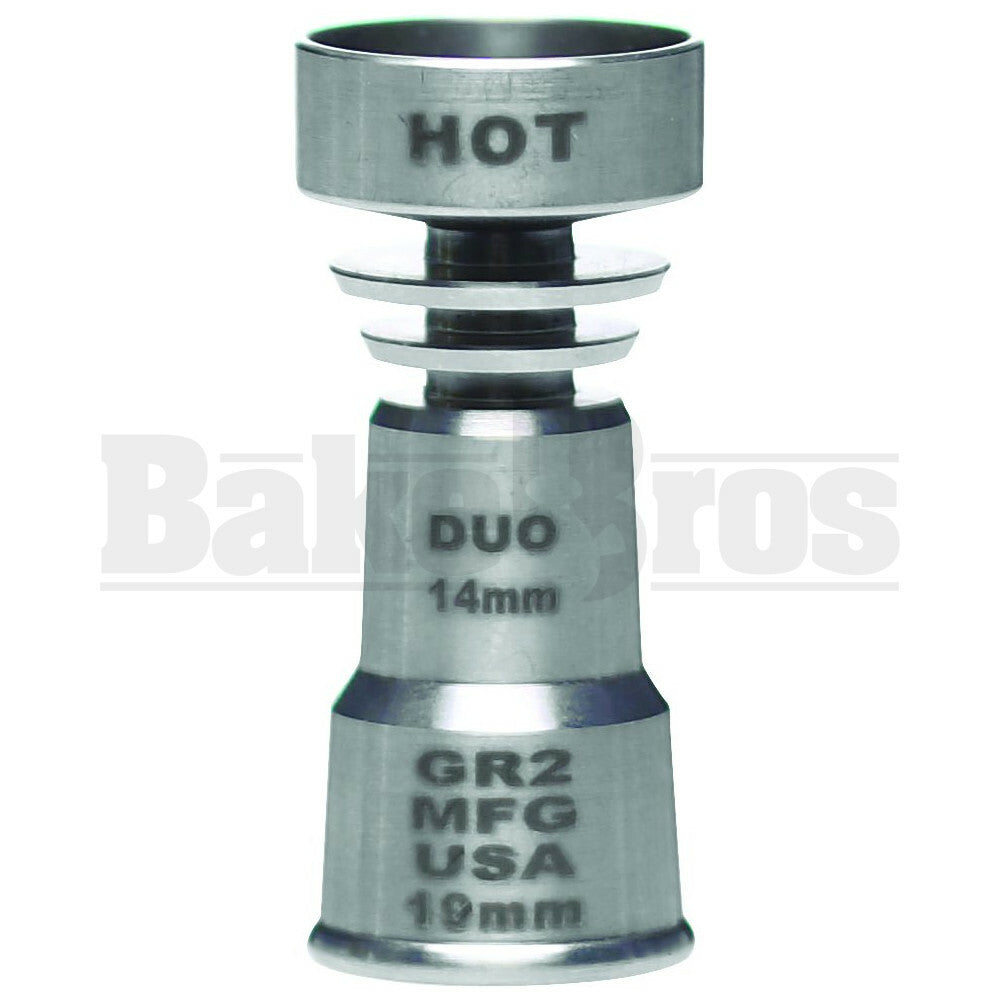 18MM 14MM TITANIUM NAIL FIXED DOMELESS VAPOR METALLIC FEMALE