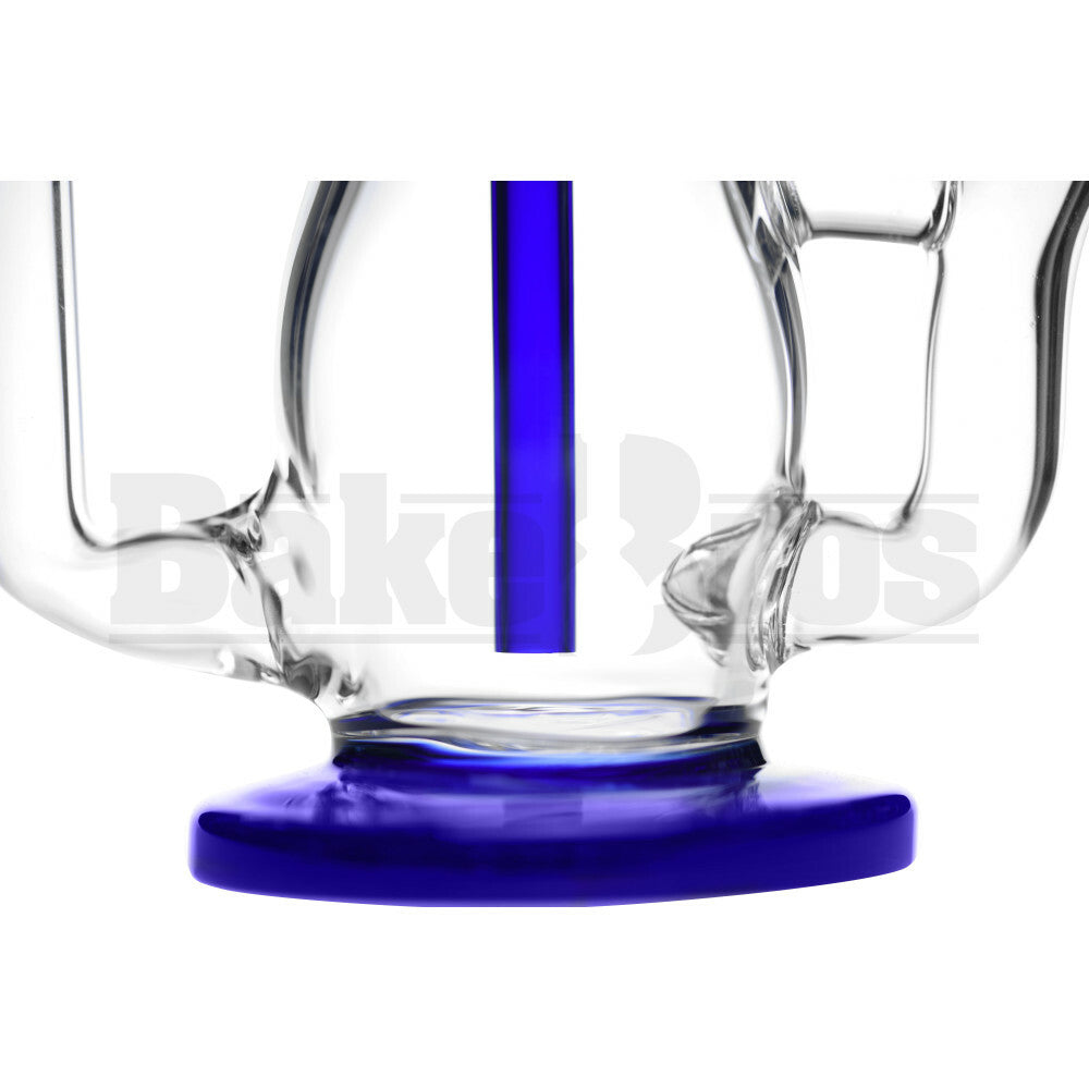 WP DIFFUSED PERC & INLINE RECYCLER BABY BOTTLE 8" BLUE FEMALE 14MM