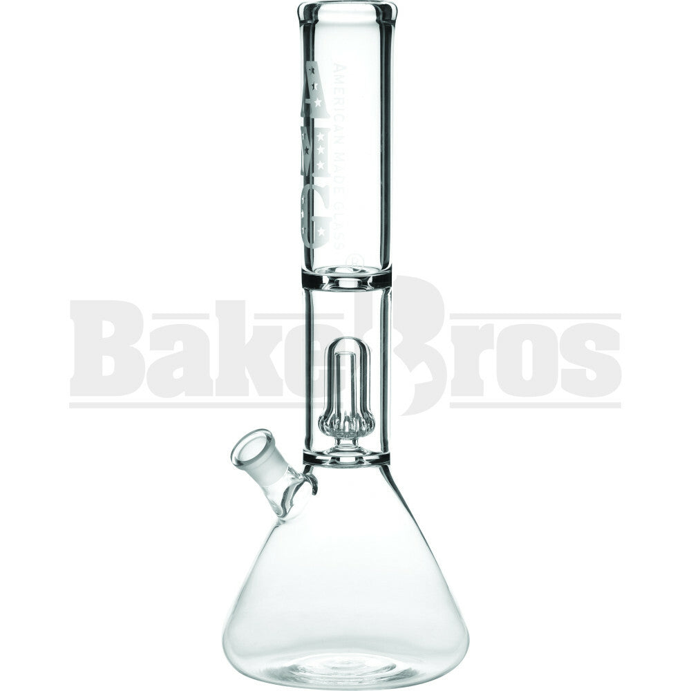 AMG WP ATOMIC PERC BKR 14" CLEAR FEMALE 18MM