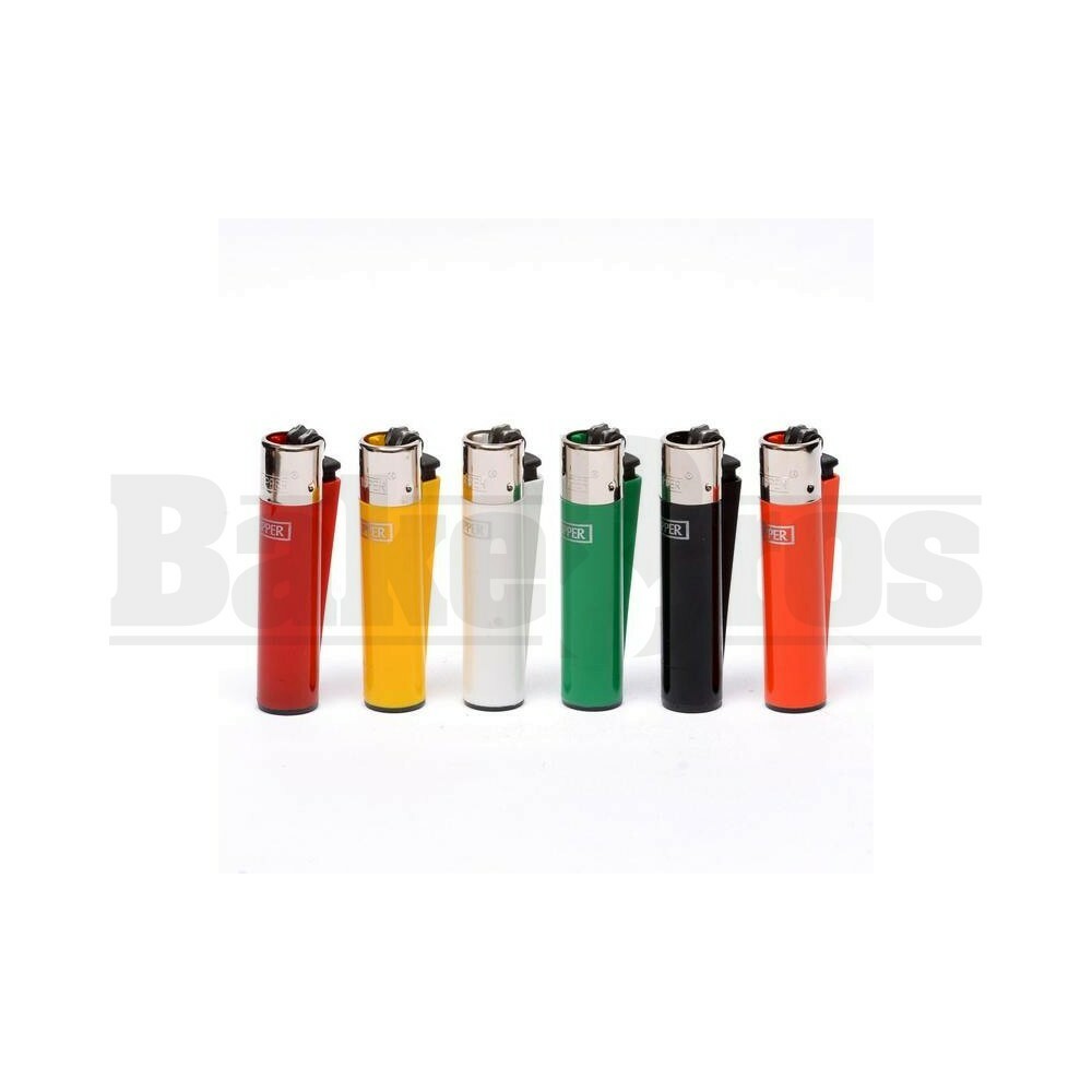CLIPPER LIGHTER 3" SOLID COLOR ASSORTED COLORS Pack of 1