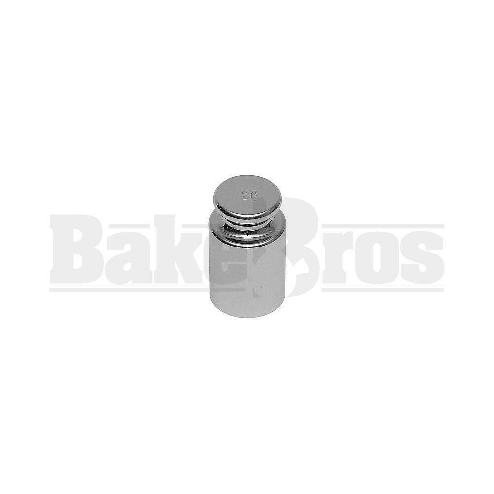 SCALE CALIBRATION WEIGHT 0.01g 20g CHROME