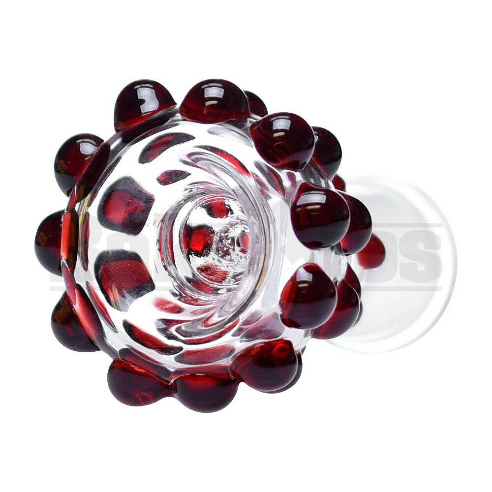 FEMALE BOWL POLKA DOT HOLDER CHERRY RED 14MM