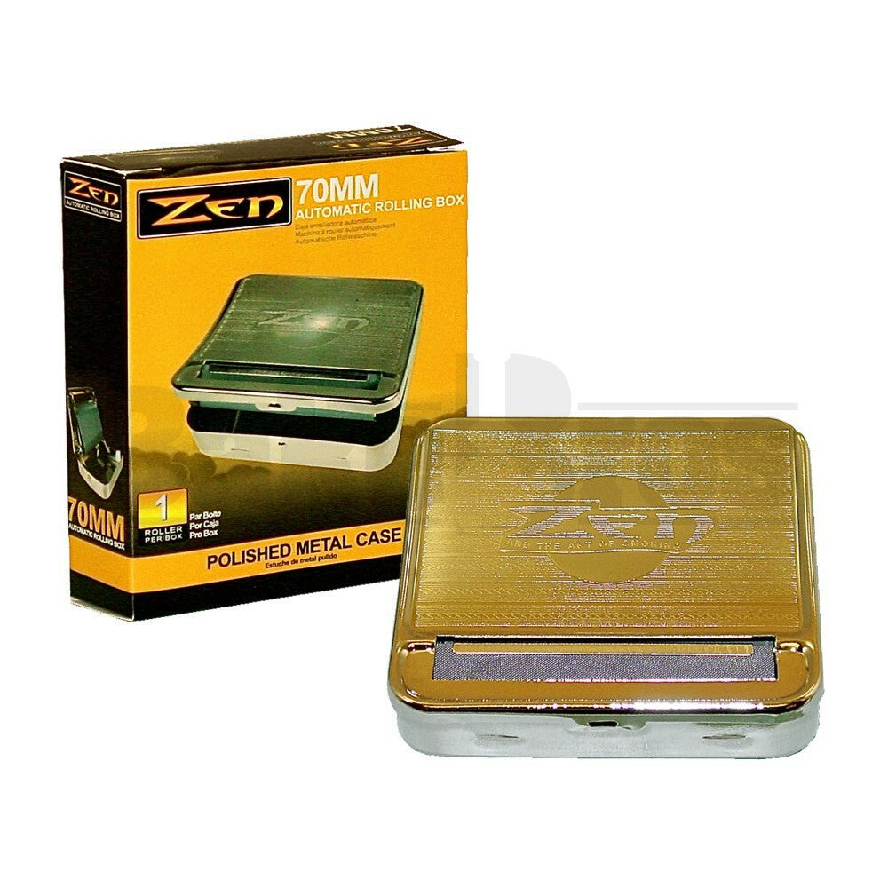 ZEN AUTOMATIC PAPER ROLLING BOX CHROME Pack of 1 70MM