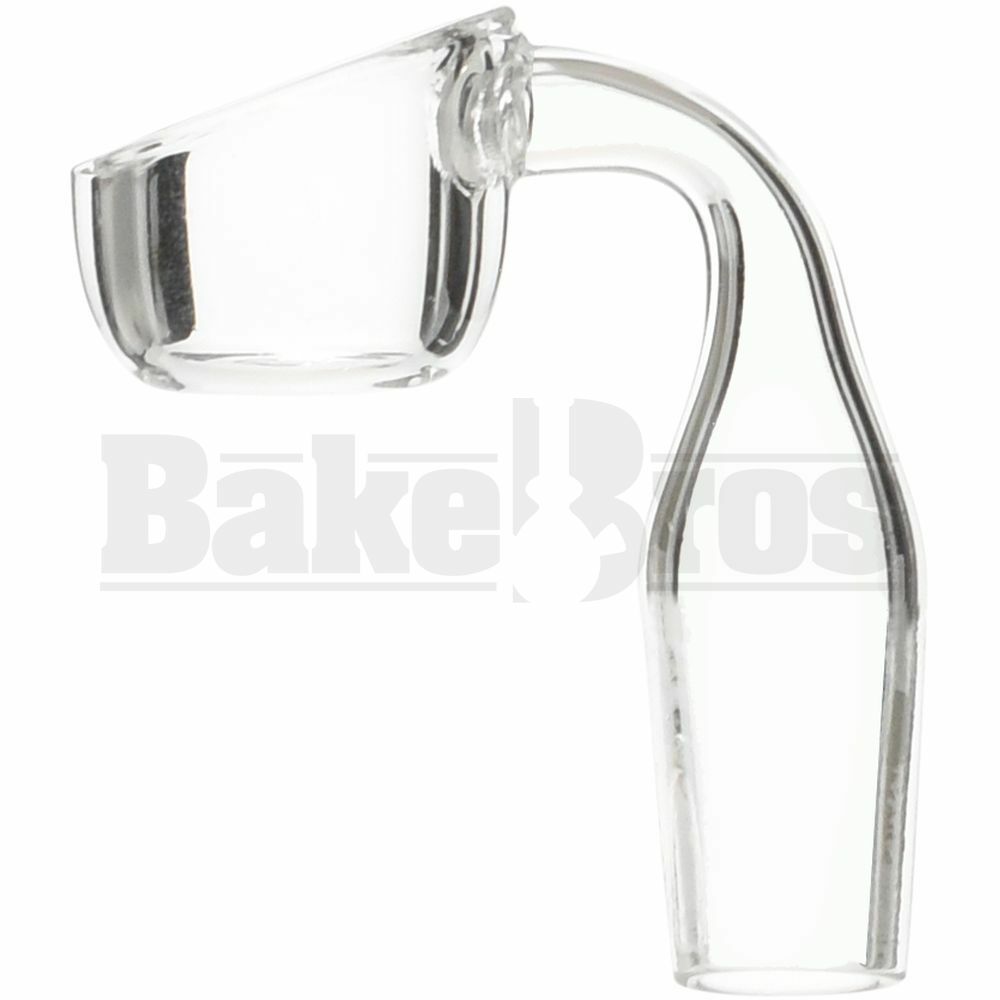 18MM NAIL QUARTZ BIG BANGER 90* 4MM THINK W/ 28MM DIAM BUCKET CLEAR MALE
