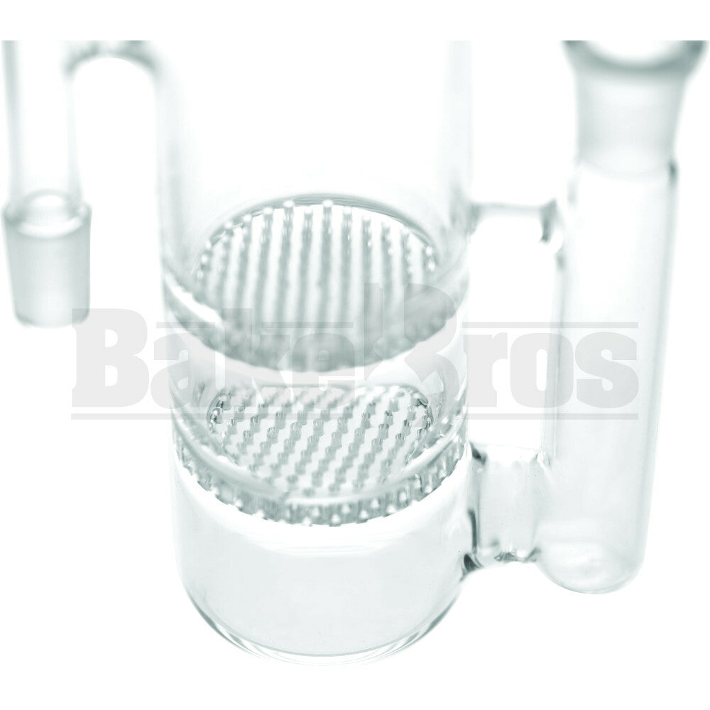 ASHCATCHER 2X HONEYCOMB DISK PERC S CONFIG CLEAR MALE 14MM
