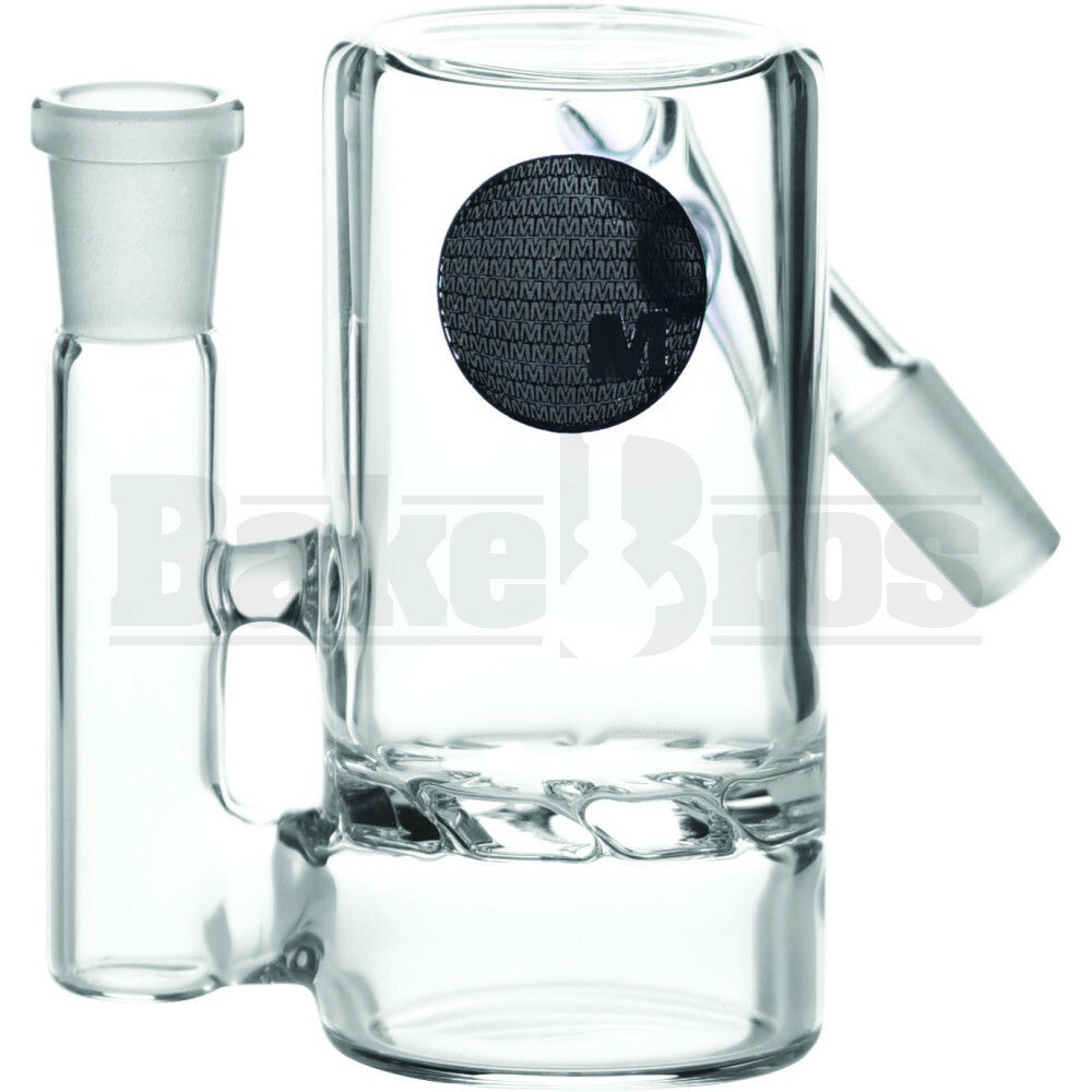 MAVERICK ASHCATCHER TURBINE DISK PERC 45* ANGLED JOINT CLEAR MALE 14MM