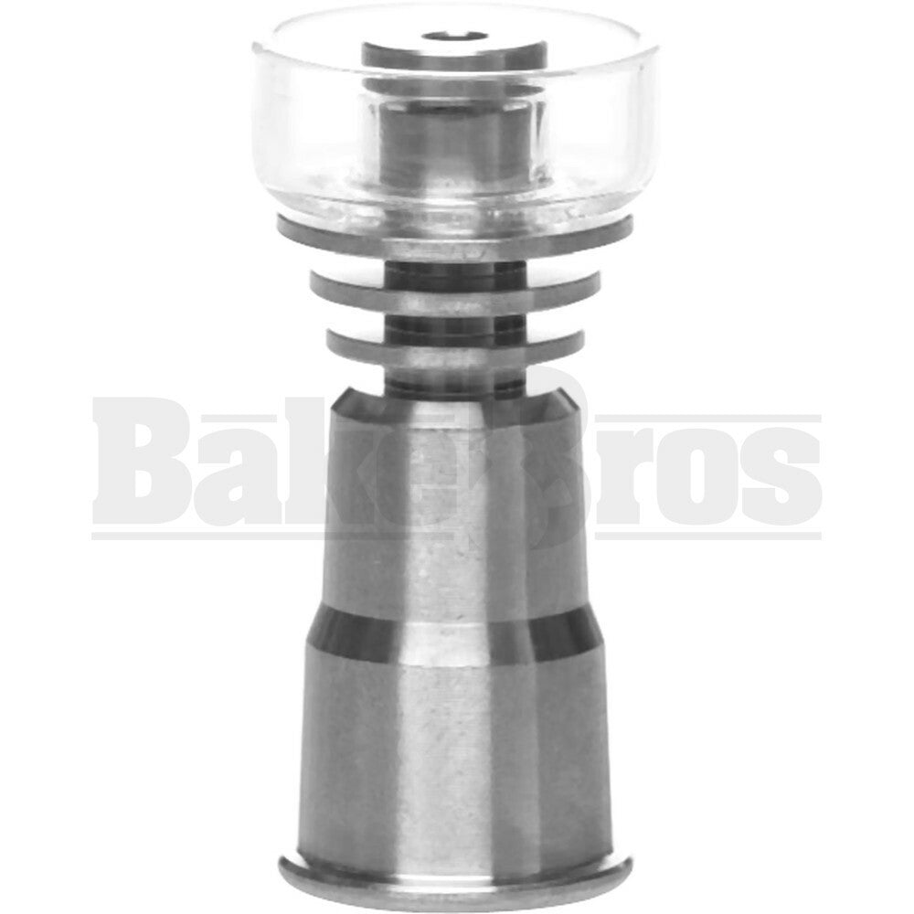 18MM 14MM NAIL QUARTZ BUCKET W/ TITANIUM SLIDE DUALITI HYBRID METALLIC FEMALE