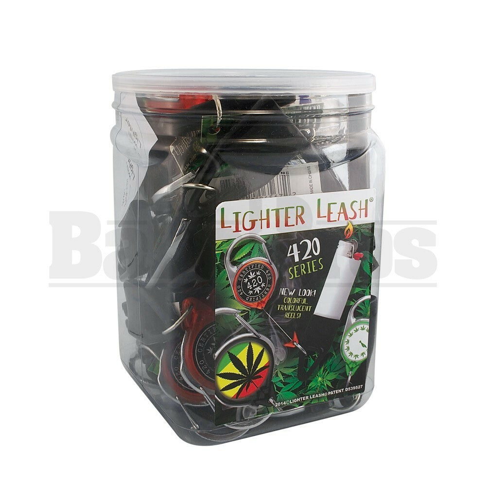 LIGHTER LEASH 420 SERIES RETRACTABLE ASSORTED DESIGN Pack of 30