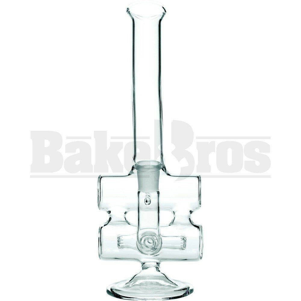 WP 2 SIDE CHAMBER INLINE STEMLESS 11" CLEAR FEMALE 18MM