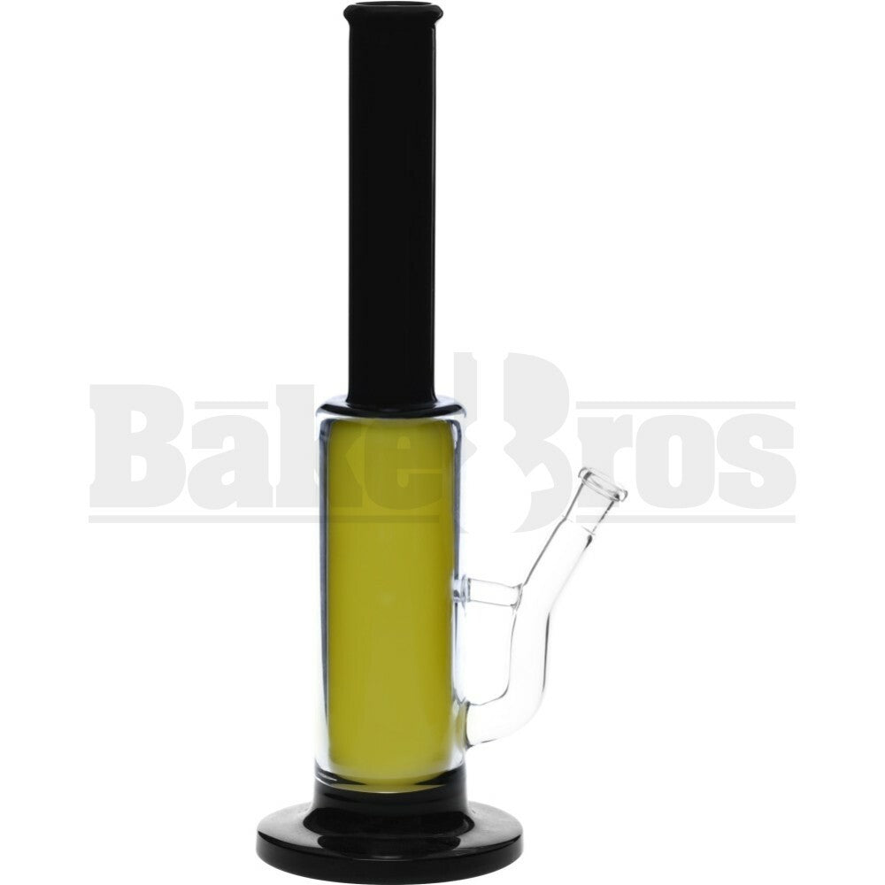 BLUE LABEL WP GLOW IN THE DARK YELLOW TURBINE PERC 14" BLACK FEMALE 14MM