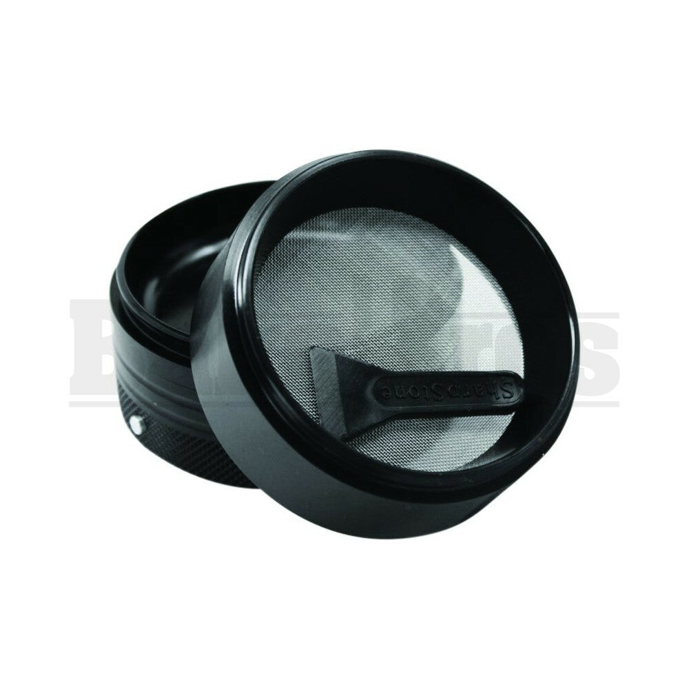 SHARPSTONE HARD TOP VIBRATING GRINDER 4 PIECE 2.2" BLACK Pack of 1