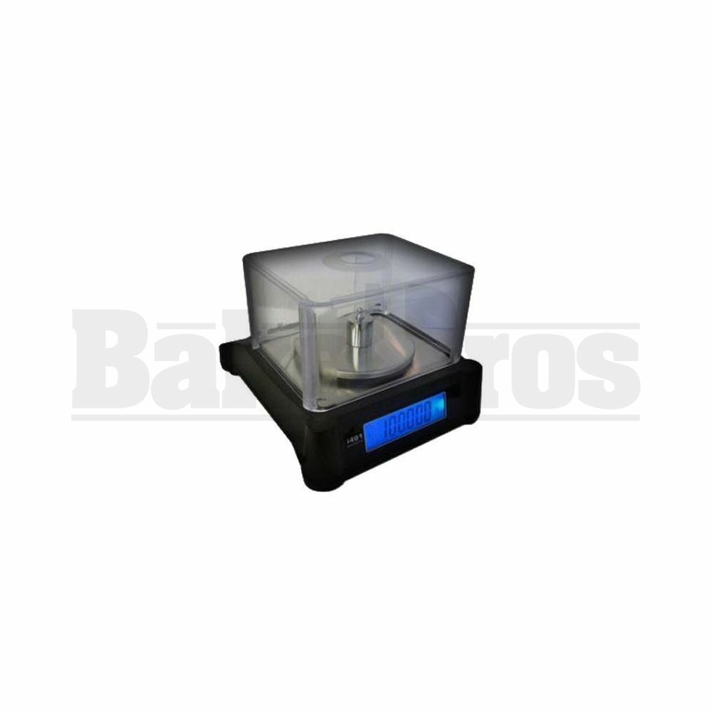 MYWEIGH ULTRA HIGH PRECISION TABLE TOP SCALE WITH DUAL FRONT AND REAR DISPLAY IBALANCE I401 0.005g 400g BLACK