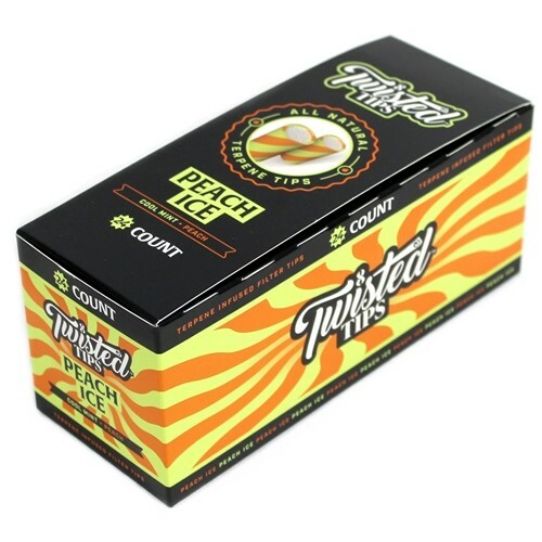 Twisted Hemp Twisted Tips Peach Ice 2 Pack (24 count)