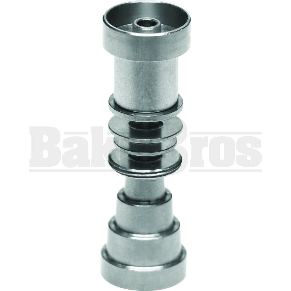 18MM 14MM 10MM TITANIUM NAIL REVERSIBLE 3 PC F/ E-NAIL METALLIC FEMALE / MALE