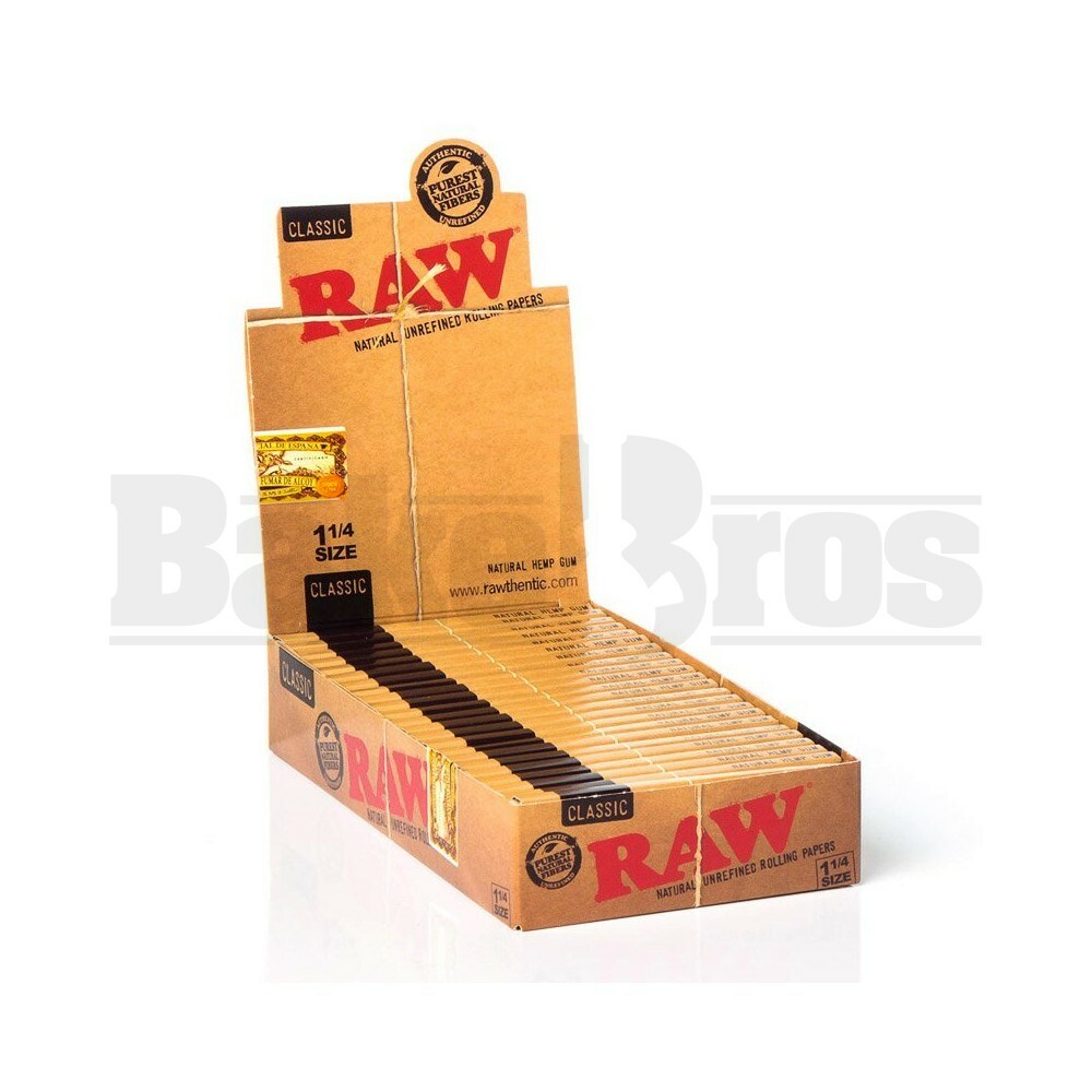 RAW CLASSIC ROLLING PAPERS 5 METERS UNFLAVORED Pack of 24